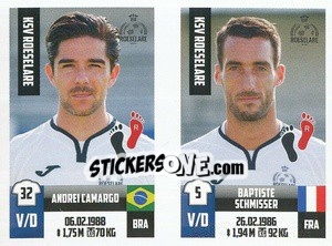 Cromo Andrei Camargo / Baptiste Schmisser - Belgian Pro League 2018-2019 n. 400 - Panini