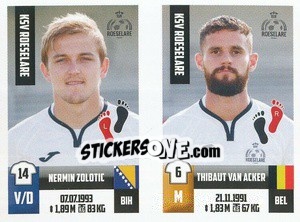 Cromo Nermin Zolotic / Thibaut Van Acker - Belgian Pro League 2018-2019 - Panini