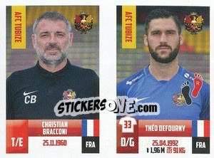 Sticker Christian Bracconi / Theo Defourny - Belgian Pro League 2018-2019 n. 410 - Panini