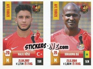 Figurina Halil Kose / Ibrahima Ba - Belgian Pro League 2018-2019 - Panini