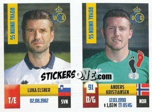 Figurina Luka Elsner / Anders Kristiansen - Belgian Pro League 2018-2019 n. 421 - Panini