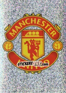 Sticker Manchester United Logo - Manchester United 2007-2008 n. 1 - Panini