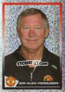Sticker Sir Alex Ferguson - Manchester United 2007-2008 - Panini