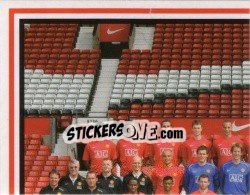 Sticker Team photo (1) - Manchester United 2007-2008 n. 5 - Panini