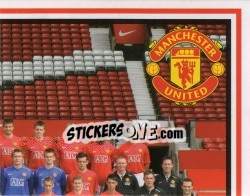 Sticker Team photo (2) - Manchester United 2007-2008 - Panini