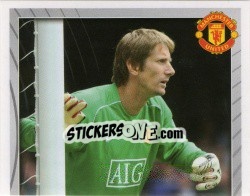 Sticker Edwin van der Sar - Manchester United 2007-2008 n. 10 - Panini