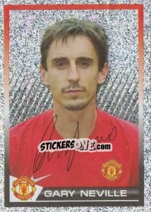 Sticker Gary Neville - Manchester United 2007-2008 n. 15 - Panini