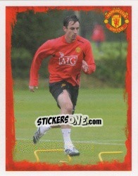 Sticker Gary Neville - Manchester United 2007-2008 n. 19 - Panini