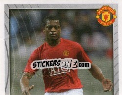 Sticker Patrice Evra - Manchester United 2007-2008 n. 22 - Panini