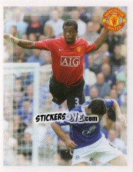 Sticker Patrice Evra - Manchester United 2007-2008 n. 24 - Panini