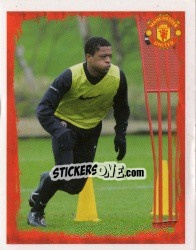 Sticker Patrice Evra - Manchester United 2007-2008 n. 25 - Panini