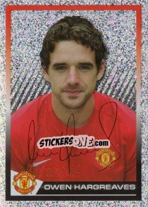 Sticker Owen Hargreaves - Manchester United 2007-2008 n. 27 - Panini