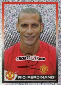 Sticker Rio Ferdinand - Manchester United 2007-2008 n. 33 - Panini