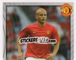 Sticker Wes Brown - Manchester United 2007-2008 n. 40 - Panini