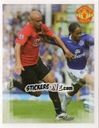 Sticker Wes Brown - Manchester United 2007-2008 n. 42 - Panini