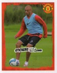 Sticker Wes Brown - Manchester United 2007-2008 n. 43 - Panini