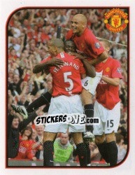 Sticker Wes Brown - Manchester United 2007-2008 n. 44 - Panini