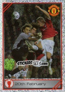 Figurina Champions League play-off - Manchester United 2007-2008 - Panini