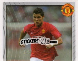 Sticker Cristiano Ronaldo - Manchester United 2007-2008 n. 58 - Panini