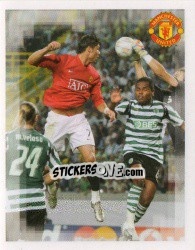 Sticker Cristiano Ronaldo - Manchester United 2007-2008 n. 60 - Panini