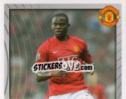 Sticker Louis Saha - Manchester United 2007-2008 n. 70 - Panini