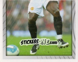Sticker Louis Saha - Manchester United 2007-2008 n. 71 - Panini