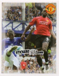 Sticker Louis Saha - Manchester United 2007-2008 n. 72 - Panini