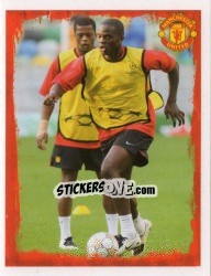 Sticker Louis Saha - Manchester United 2007-2008 n. 73 - Panini