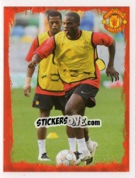 Figurina Louis Saha - Manchester United 2007-2008 - Panini