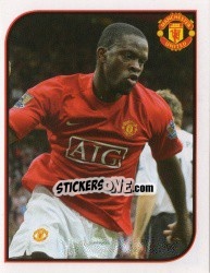 Sticker Louis Saha - Manchester United 2007-2008 n. 74 - Panini