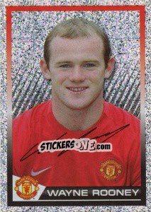 Sticker Wayne Rooney - Manchester United 2007-2008 n. 75 - Panini