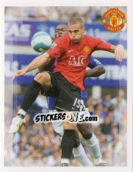 Sticker Nemanja Vidic - Manchester United 2007-2008 n. 90 - Panini