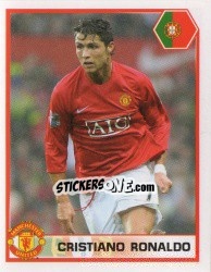 Sticker Cristiano Ronaldo - Manchester United 2007-2008 n. 97 - Panini