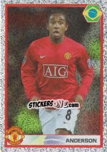 Sticker Anderson - Manchester United 2007-2008 n. 100 - Panini