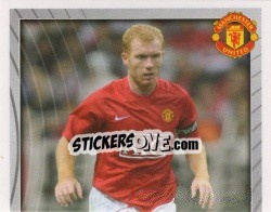 Sticker Paul Scholes - Manchester United 2007-2008 n. 118 - Panini