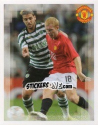 Sticker Paul Scholes - Manchester United 2007-2008 n. 120 - Panini