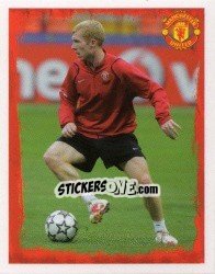 Sticker Paul Scholes - Manchester United 2007-2008 n. 121 - Panini