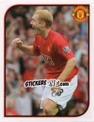 Sticker Paul Scholes - Manchester United 2007-2008 n. 122 - Panini