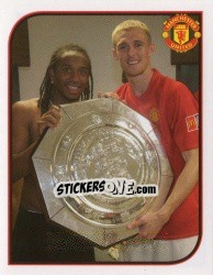 Sticker Darren Fletcher - Manchester United 2007-2008 n. 134 - Panini