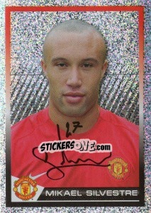 Sticker Mikael Silvestre - Manchester United 2007-2008 n. 135 - Panini