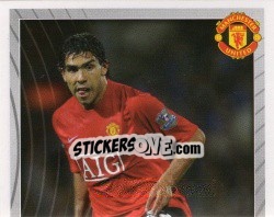 Sticker Carlos Tévez - Manchester United 2007-2008 n. 142 - Panini