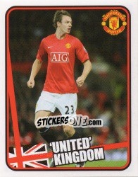 Sticker Jonny Evans - Manchester United 2007-2008 n. 153 - Panini