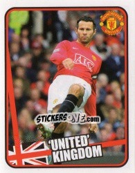 Sticker Ryan Giggs - Manchester United 2007-2008 n. 156 - Panini