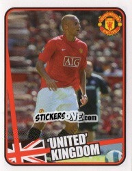 Sticker Wes Brown - Manchester United 2007-2008 n. 157 - Panini