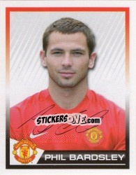 Figurina Phil Bardsley - Manchester United 2007-2008 - Panini