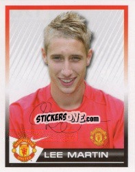 Sticker Lee Martin - Manchester United 2007-2008 n. 170 - Panini