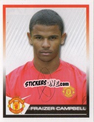 Sticker Fraizer Campbell - Manchester United 2007-2008 n. 174 - Panini