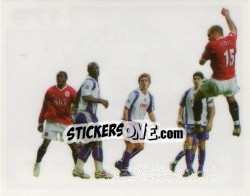Sticker Louis Saha / Nemanja Vidic - Manchester United 2007-2008 n. 179 - Panini
