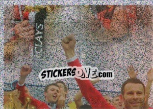 Figurina Celebration photo (1) - Manchester United 2007-2008 n. 187 - Panini