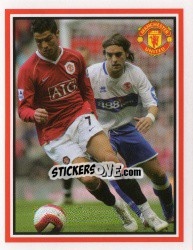 Sticker Cristiano Ronaldo - Manchester United 2007-2008 n. E - Panini